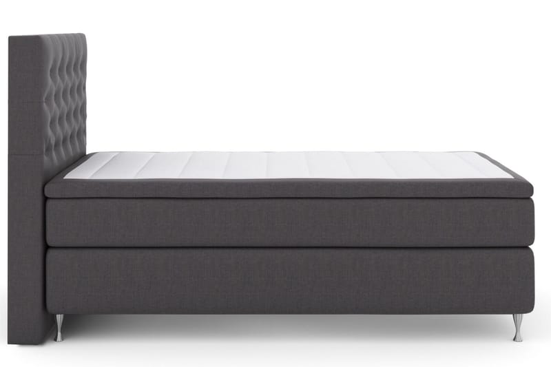 Select No 5 Komplett Sängpaket 120x200 Fast Watergel - Mörkgrå/Silver - Products - Möbler - Säng - Enkelsäng