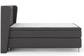 Select No 5 Komplett Sängpaket 120x200 Fast Watergel - Mörkgrå/Silver - Products - Möbler - Säng - Enkelsäng