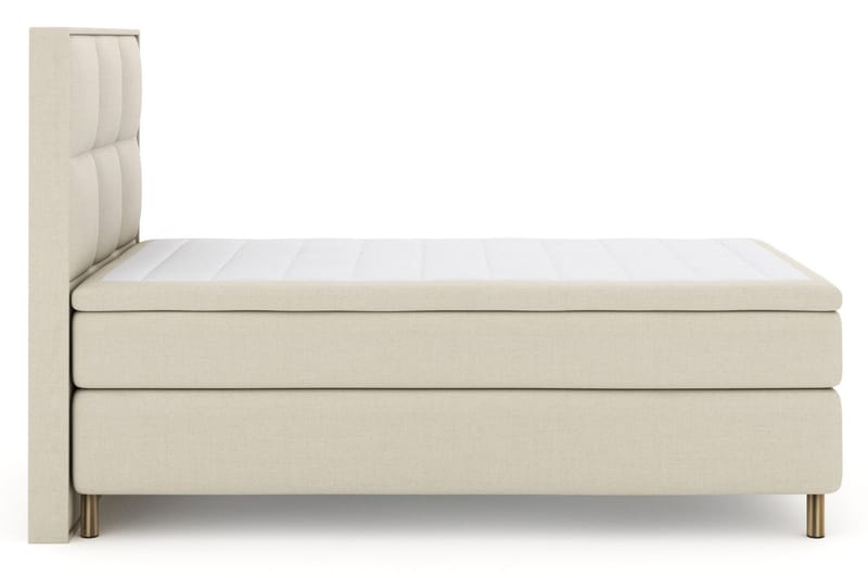 Select No 5 Komplett Sängpaket 120x200 Medium Latex - Beige/Koppar - Products - Möbler - Säng - Enkelsäng