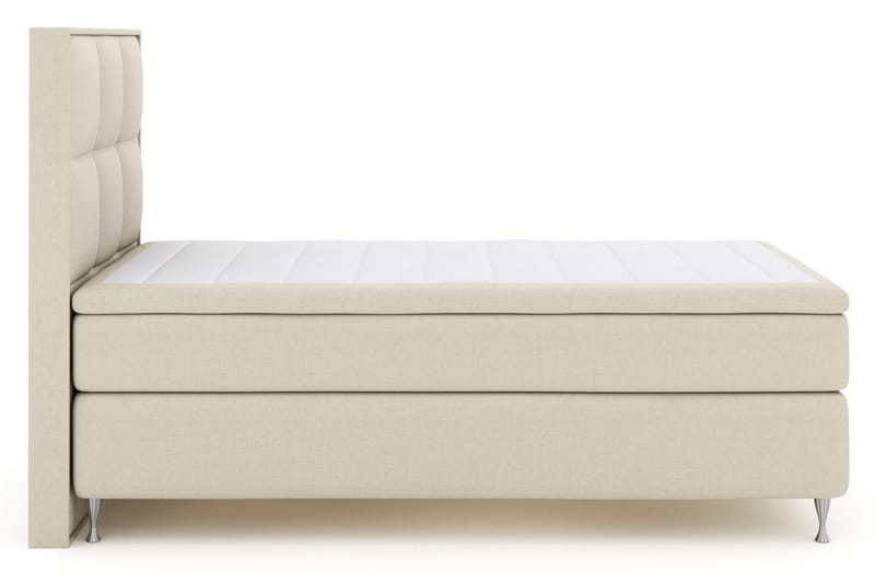 Select No 5 Komplett Sängpaket 120x200 Medium Latex - Beige/Silver - Products - Möbler - Säng - Enkelsäng