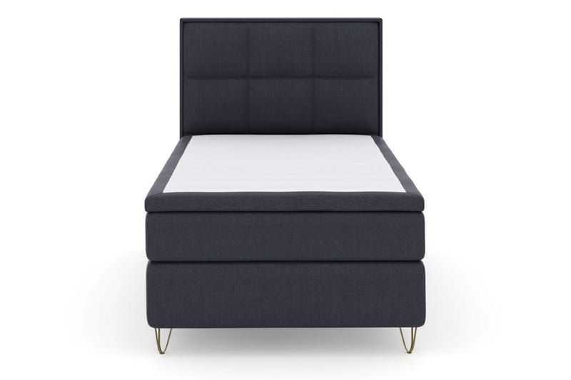 Select No 5 Komplett Sängpaket 120x200 Medium Latex - Blå/Metall V-form - Products - Möbler - Säng - Enkelsäng