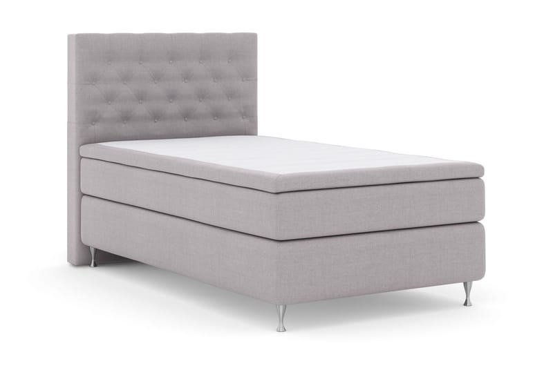 Select No 5 Komplett Sängpaket 120x200 Medium Latex - Ljusgrå/Silver - Products - Möbler - Säng - Enkelsäng