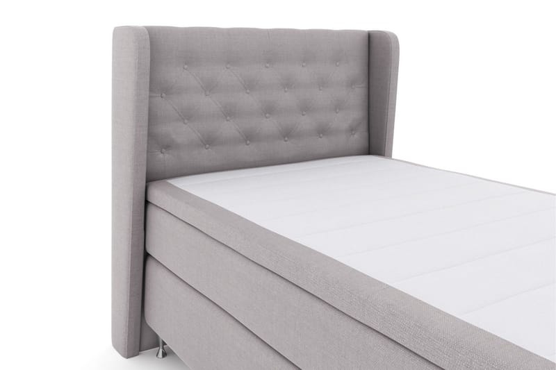 Select No 5 Komplett Sängpaket 120x200 Medium Latex - Ljusgrå/Silver - Products - Möbler - Säng - Enkelsäng
