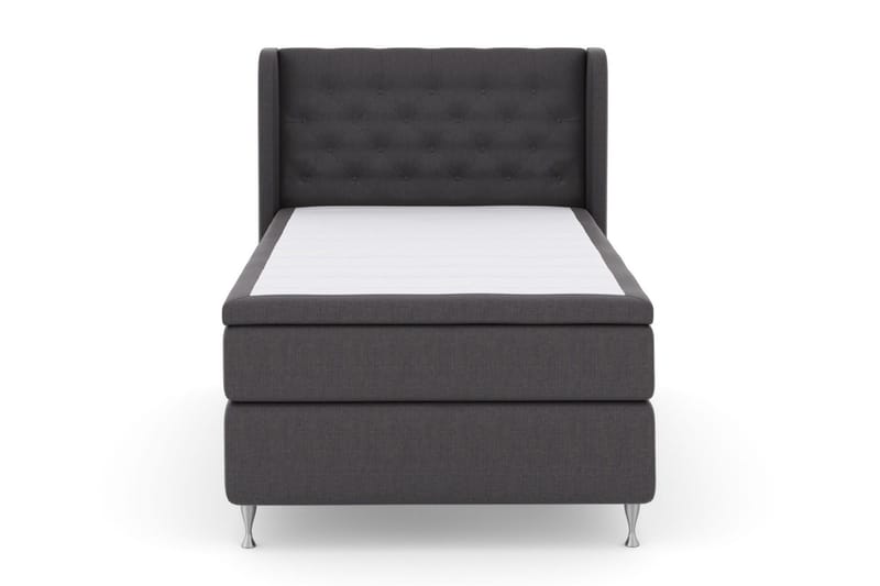 Select No 5 Komplett Sängpaket 120x200 Medium Latex - Mörkgrå/Silver - Products - Möbler - Säng - Enkelsäng