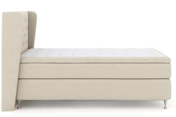 Select No 5 Komplett Sängpaket 120x200 Medium Watergel - Beige/Silver - Products - Möbler - Säng - Enkelsäng