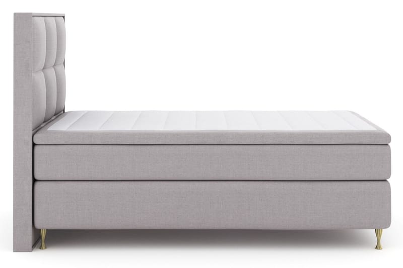 Select No 5 Komplett Sängpaket 120x200 Medium Watergel - Ljusgrå/Guld - Products - Möbler - Säng - Enkelsäng
