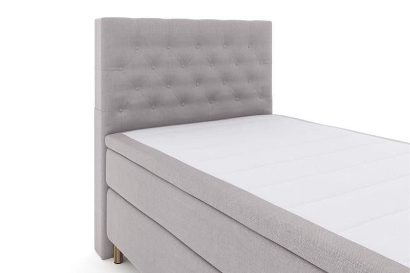 Select No 5 Komplett Sängpaket 120x200 Medium Watergel - Ljusgrå/Koppar - Products - Möbler - Säng - Enkelsäng