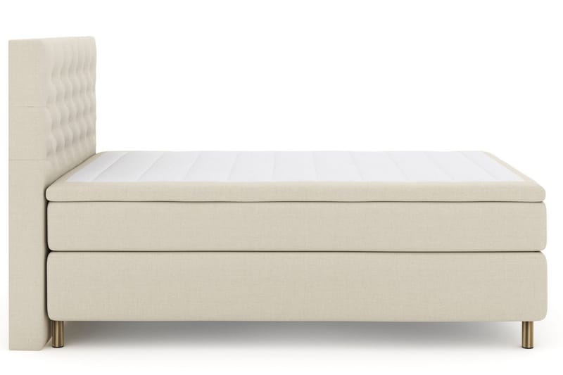 Select No 5 Komplett Sängpaket 140x200 Fast Latex - Beige/Koppar - Products - Möbler - Säng - Kontinentalsäng