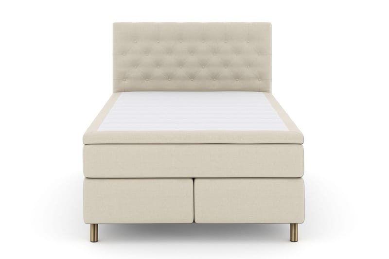 Select No 5 Komplett Sängpaket 140x200 Fast Latex - Beige/Koppar - Products - Möbler - Säng - Kontinentalsäng