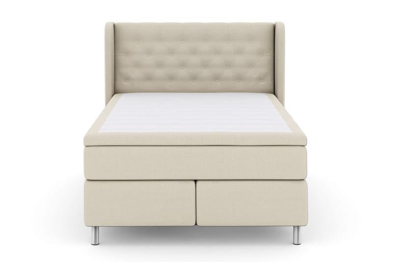 Select No 5 Komplett Sängpaket 140x200 Fast Latex - Beige/Metall - Products - Möbler - Säng - Kontinentalsäng