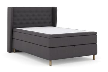 Select No 5 Komplett Sängpaket 140x200 Fast Watergel - Mörkgrå/Koppar - Products - Möbler - Säng - Kontinentalsäng
