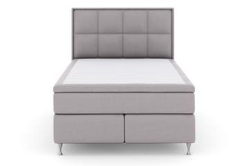 Select No 5 Komplett Sängpaket 140x200 Medium Latex - Ljusgrå/Silver - Products - Möbler - Säng - Kontinentalsäng