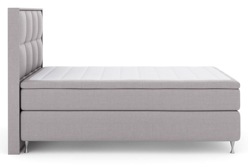 Select No 5 Komplett Sängpaket 140x200 Medium Latex - Ljusgrå/Silver - Products - Möbler - Säng - Kontinentalsäng