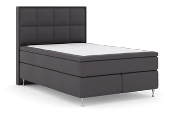 Select No 5 Komplett Sängpaket 140x200 Medium Latex - Mörkgrå/Silver - Products - Möbler - Säng - Kontinentalsäng