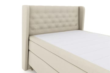 Select No 5 Komplett Sängpaket 140x200 Medium Watergel - Beige/Metall V-form - Products - Möbler - Säng - Kontinentalsäng