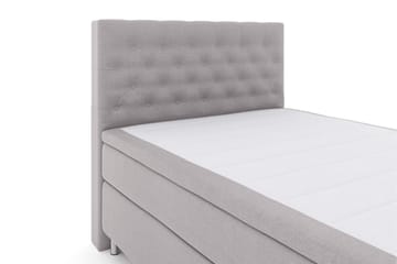 Select No 5 Komplett Sängpaket 140x200 Medium Watergel - Ljusgrå/Metall - Products - Möbler - Säng - Kontinentalsäng