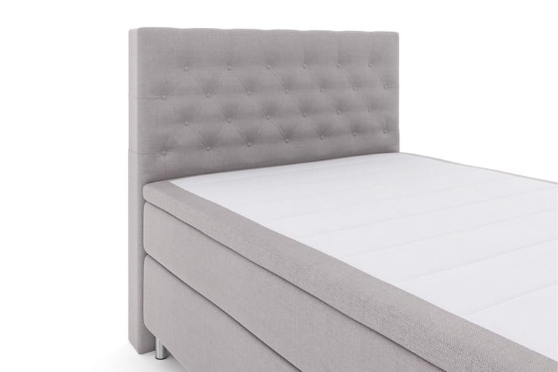 Select No 5 Komplett Sängpaket 140x200 Medium Watergel - Ljusgrå/Metall - Products - Möbler - Säng - Kontinentalsäng