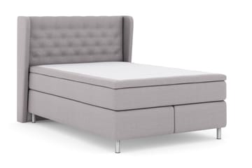 Select No 5 Komplett Sängpaket 140x200 Medium Watergel - Ljusgrå/Metall - Products - Möbler - Säng - Kontinentalsäng
