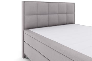 Select No 5 Komplett Sängpaket 160x200 Fast Latex - Ljusgrå/Metall - Products - Möbler - Säng - Kontinentalsäng
