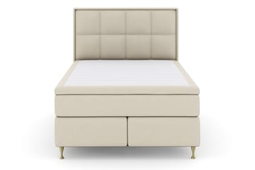 Select No 5 Komplett Sängpaket 160x200 Fast Watergel - Beige/Guld - Products - Möbler - Säng - Kontinentalsäng