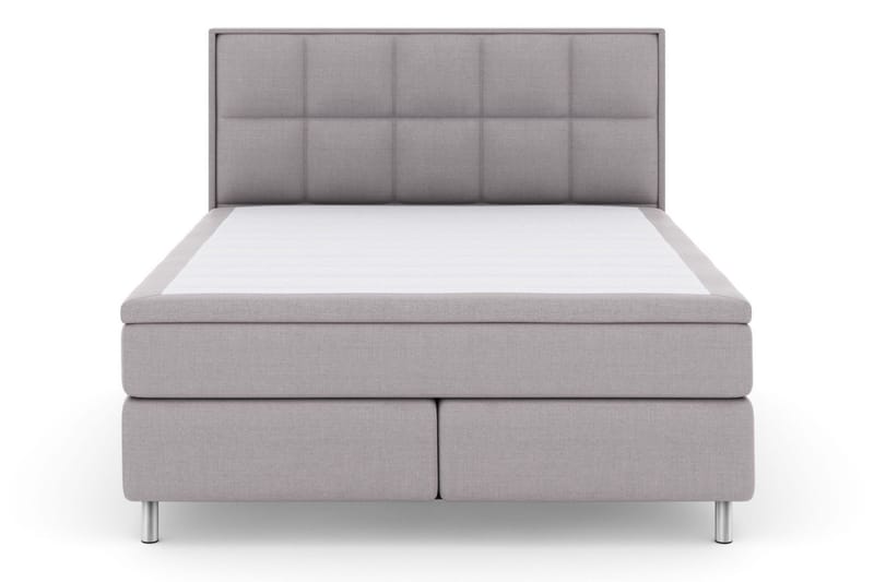 Select No 5 Komplett Sängpaket 160x200 Fast Watergel - Ljusgrå/Metall - Products - Möbler - Säng - Kontinentalsäng