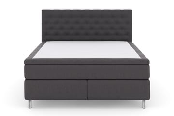 Select No 5 Komplett Sängpaket 160x200 Fast Watergel - Mörkgrå/Metall - Products - Möbler - Säng - Kontinentalsäng