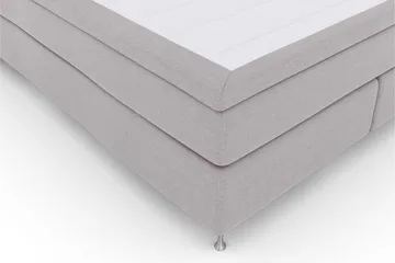 Select No 5 Komplett Sängpaket 160x200 Fast/Medium Latex - Ljusgrå/Silver - Products - Möbler - Säng - Kontinentalsäng