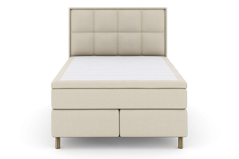 Select No 5 Komplett Sängpaket 160x200 Fast/Medium Watergel - Beige/Koppar - Products - Möbler - Säng - Kontinentalsäng
