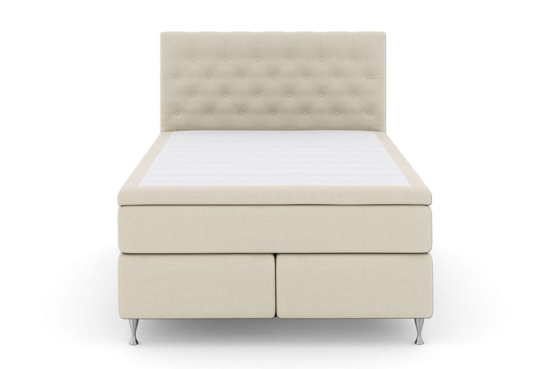 Select No 5 Komplett Sängpaket 160x200 Fast/Medium Watergel - Beige/Silver - Products - Möbler - Säng - Kontinentalsäng