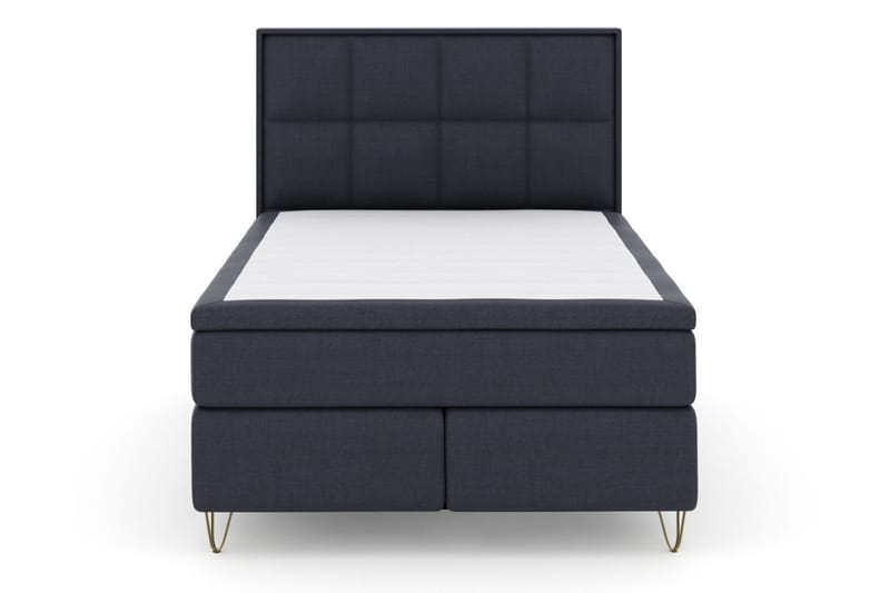 Select No 5 Komplett Sängpaket 160x200 Fast/Medium Watergel - Blå/Metall V-form - Products - Möbler - Säng - Kontinentalsäng