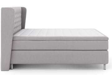 Select No 5 Komplett Sängpaket 160x200 Medium Latex - Ljusgrå/Metall - Products - Möbler - Säng - Kontinentalsäng