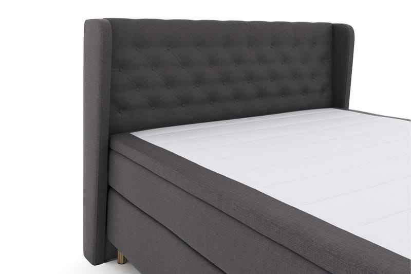 Select No 5 Komplett Sängpaket 160x200 Medium Latex - Mörkgrå/Koppar - Products - Möbler - Säng - Kontinentalsäng