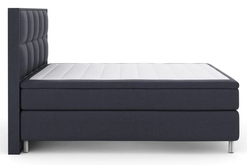 Select No 5 Komplett Sängpaket 180x200 Fast Latex - Blå/Metall - Products - Möbler - Säng - Kontinentalsäng