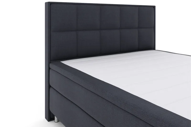 Select No 5 Komplett Sängpaket 180x200 Fast Latex - Blå/Metall - Products - Möbler - Säng - Kontinentalsäng