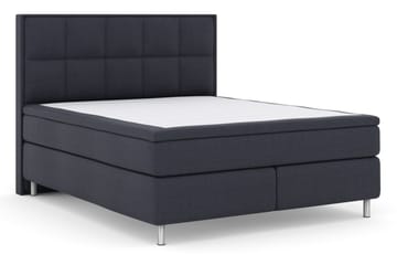 Select No 5 Komplett Sängpaket 180x200 Fast Latex - Blå/Metall - Products - Möbler - Säng - Kontinentalsäng