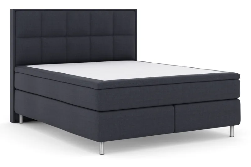 Select No 5 Komplett Sängpaket 180x200 Fast Latex - Blå/Metall - Products - Möbler - Säng - Kontinentalsäng