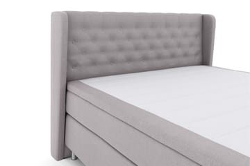 Select No 5 Komplett Sängpaket 180x200 Fast Latex - Ljusgrå/Metall - Products - Möbler - Säng - Kontinentalsäng
