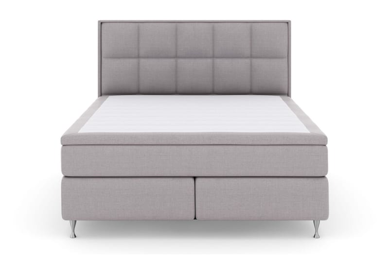 Select No 5 Komplett Sängpaket 180x200 Fast Latex - Ljusgrå/Silver - Products - Möbler - Säng - Kontinentalsäng