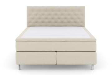 Select No 5 Komplett Sängpaket 180x200 Fast Watergel - Beige/Metall - Products - Möbler - Säng - Kontinentalsäng