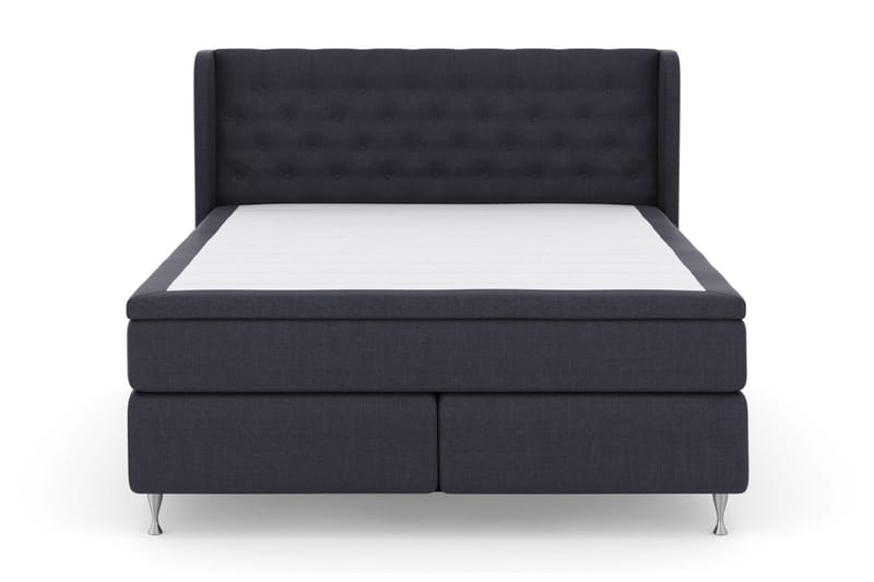 Select No 5 Komplett Sängpaket 180x200 Fast Watergel - Blå/Silver - Products - Möbler - Säng - Kontinentalsäng