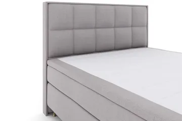 Select No 5 Komplett Sängpaket 180x200 Fast Watergel - Ljusgrå/Guld - Products - Möbler - Säng - Kontinentalsäng