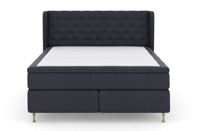 Select No 5 Komplett Sängpaket 180x200 Fast/Medium Watergel - Blå/Guld - Products - Möbler - Säng - Kontinentalsäng