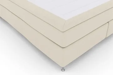 Select No 5 Komplett Sängpaket 180x200 Medium Latex - Beige/Silver - Products - Möbler - Säng - Kontinentalsäng