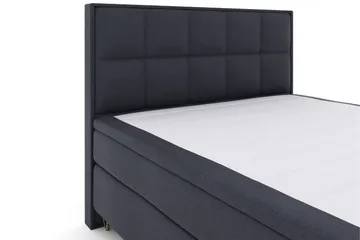 Select No 5 Komplett Sängpaket 180x200 Medium Latex - Blå/Metall V-form - Products - Möbler - Säng - Kontinentalsäng