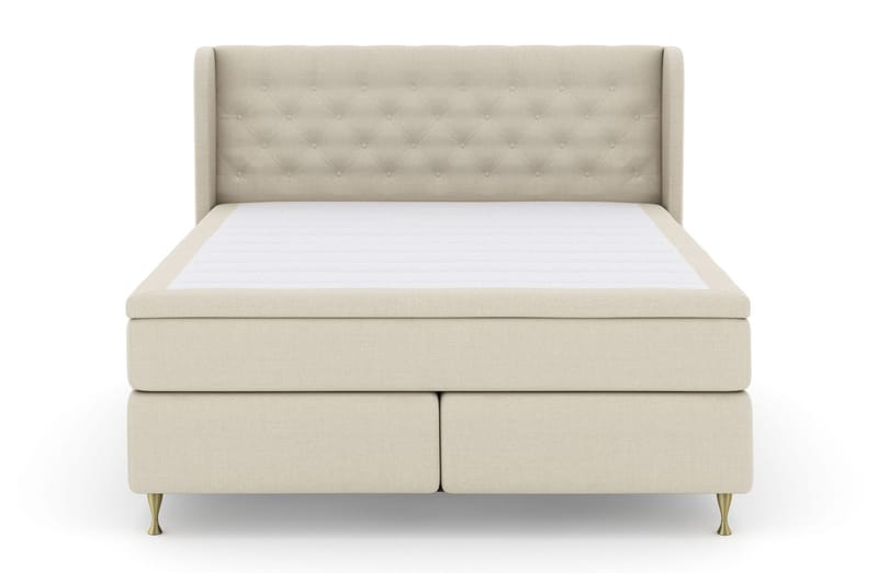 Select No 5 Komplett Sängpaket 210x210 Fast Latex - Beige/Guld - Products - Möbler - Säng - Kontinentalsäng