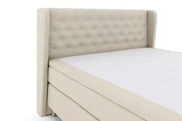 Select No 5 Komplett Sängpaket 210x210 Fast Latex - Beige/Metall - Products - Möbler - Säng - Kontinentalsäng