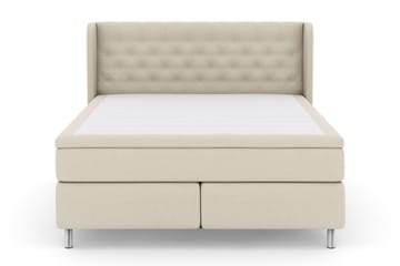 Select No 5 Komplett Sängpaket 210x210 Fast Latex - Beige/Metall - Products - Möbler - Säng - Kontinentalsäng