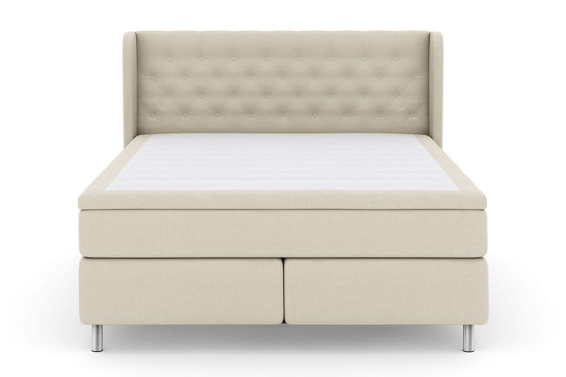 Select No 5 Komplett Sängpaket 210x210 Fast Latex - Beige/Metall - Products - Möbler - Säng - Kontinentalsäng