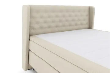 Select No 5 Komplett Sängpaket 210x210 Fast Latex - Beige/Silver - Products - Möbler - Säng - Kontinentalsäng