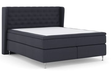 Select No 5 Komplett Sängpaket 210x210 Fast Latex - Blå/Silver - Products - Möbler - Säng - Kontinentalsäng